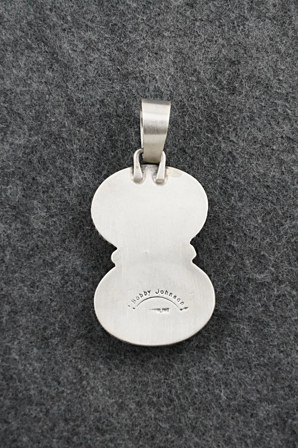 Turquoise & Sterling Silver Pendant - Bobby Johnson