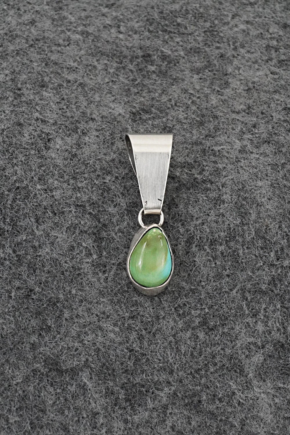Turquoise & Sterling Silver Pendant - Rosemary Saunders