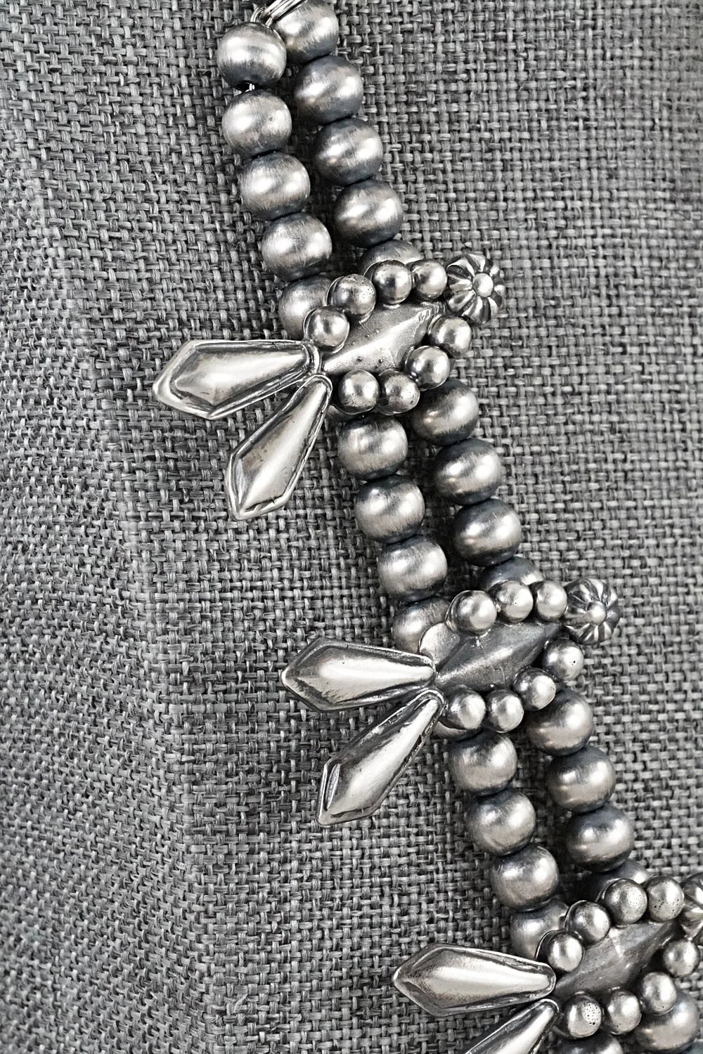 Sterling Silver Squash Blossom Necklace - Emerson Delgarito