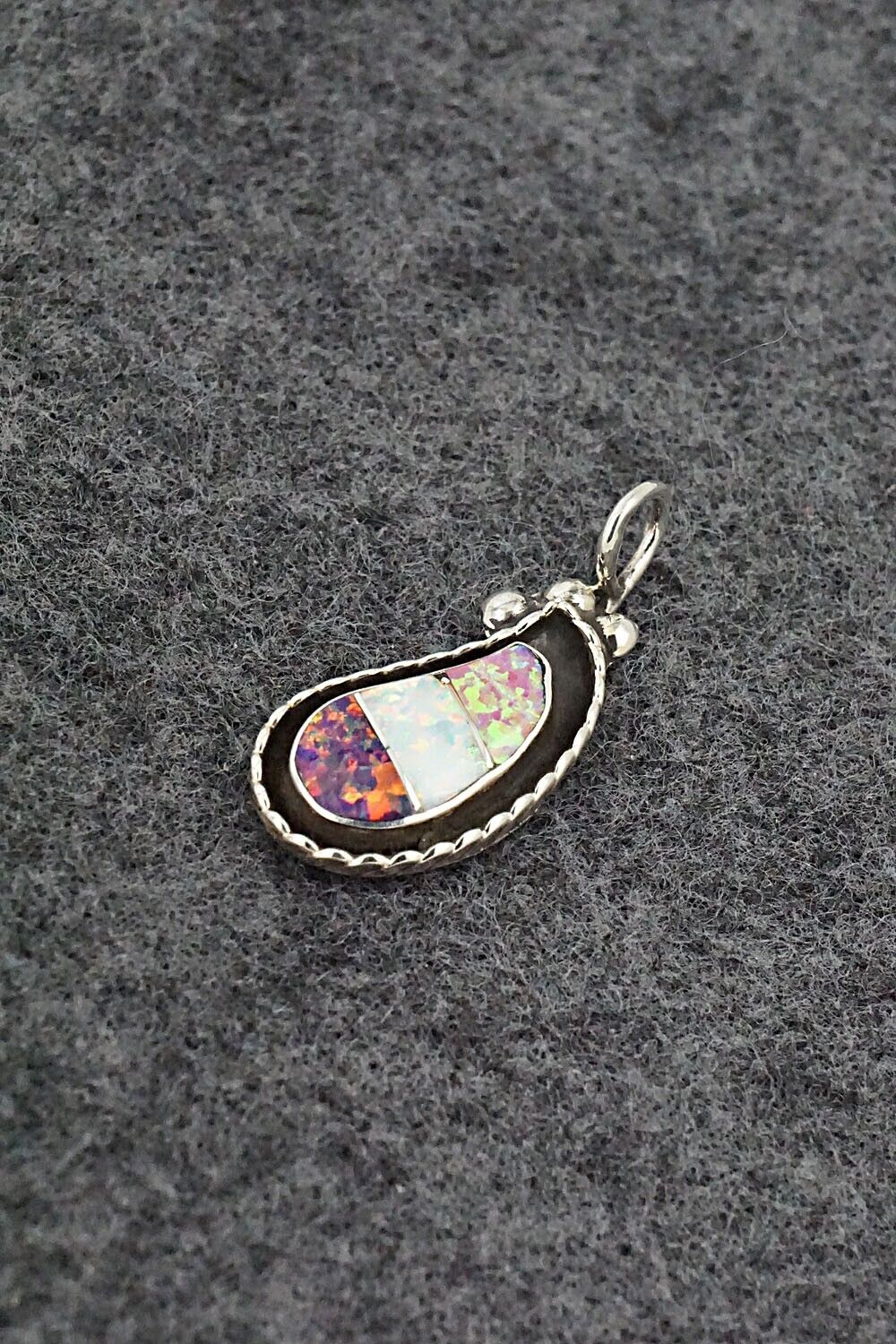 Opalite & Sterling Silver Pendant - Susie Lowsayatee