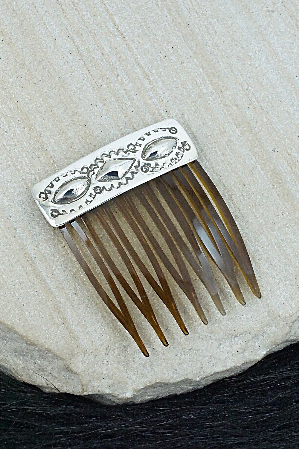 Sterling Silver Hair Combs - Jennie Blackgoat