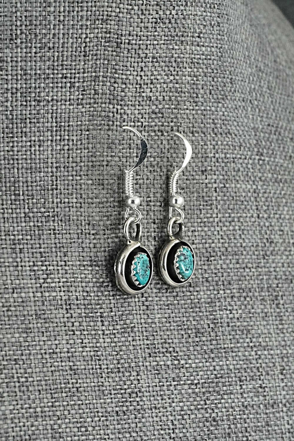 Turquoise & Sterling Silver Squash Blossom Set - Phil Garcia
