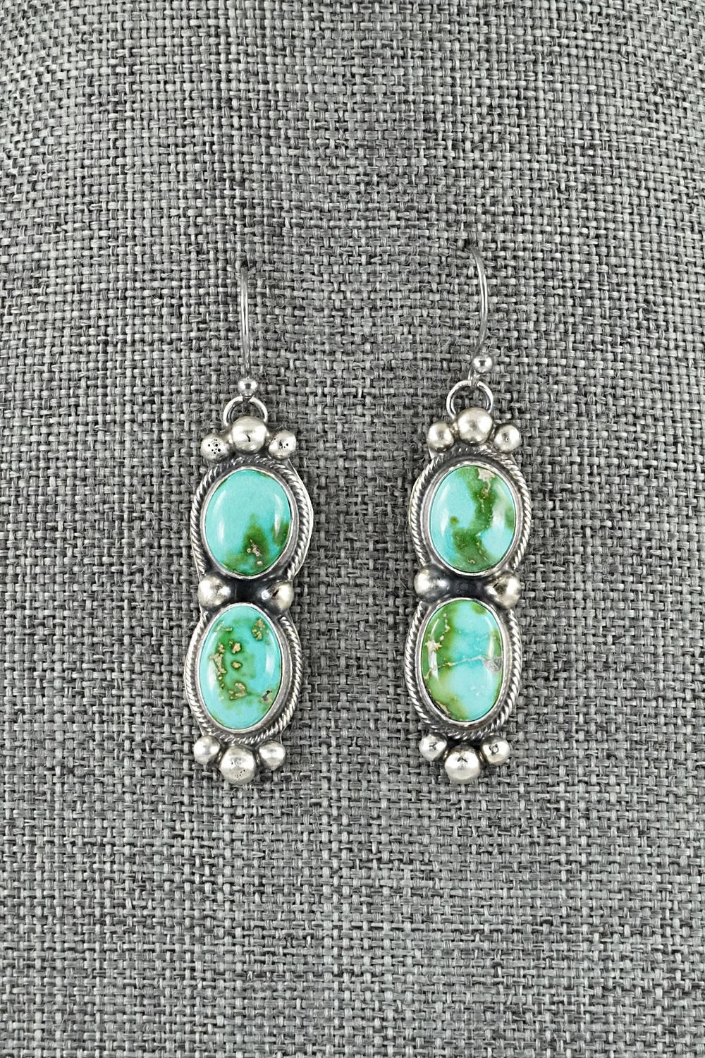 Turquoise & Sterling Silver Squash Blossom Set - Kathleen Livingston