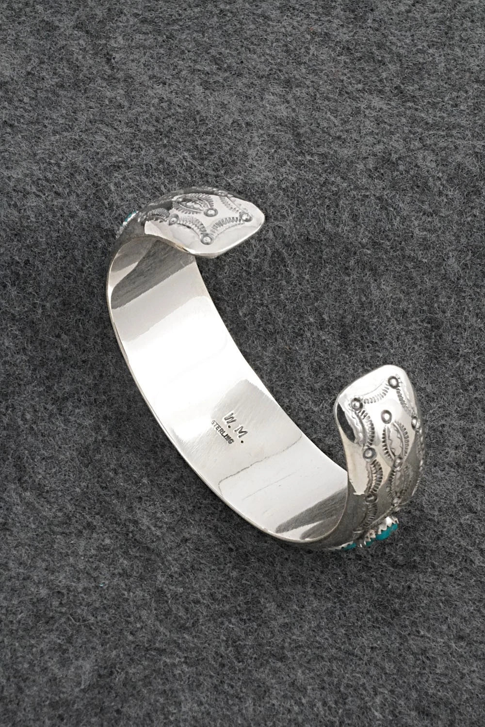 Turquoise & Sterling Silver Bracelet - Wilbert Muskett Sr.