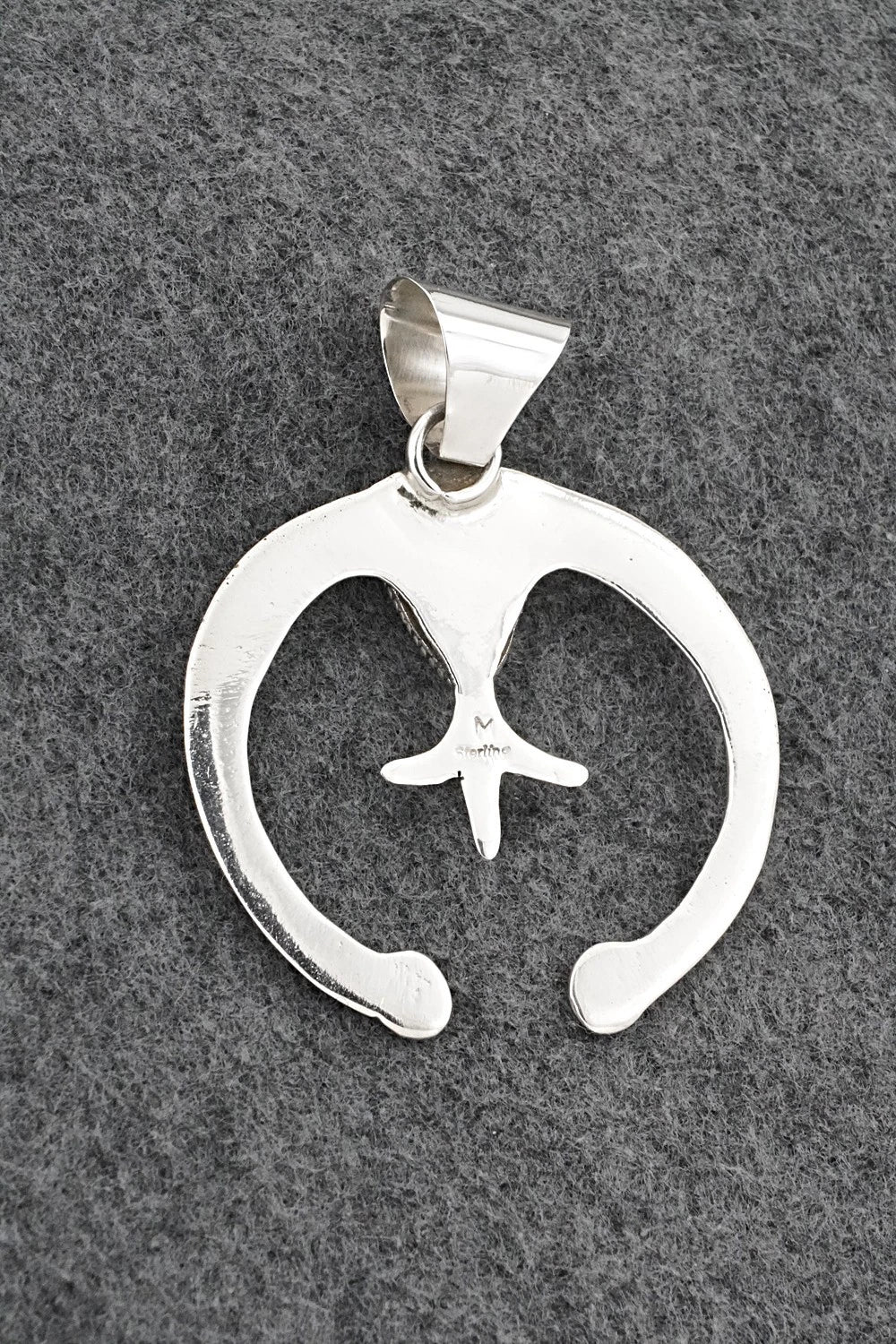 Turquoise & Sterling Silver Pendant - Joseph Martinez