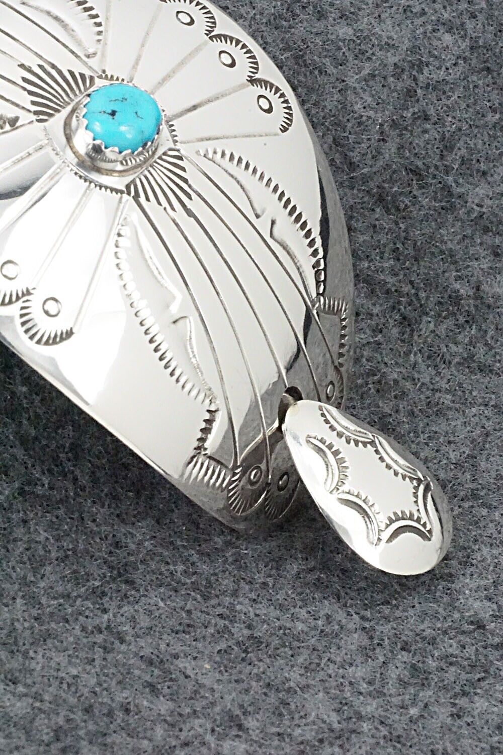 Turquoise & Sterling Silver Hair Pin - Jolene Begay