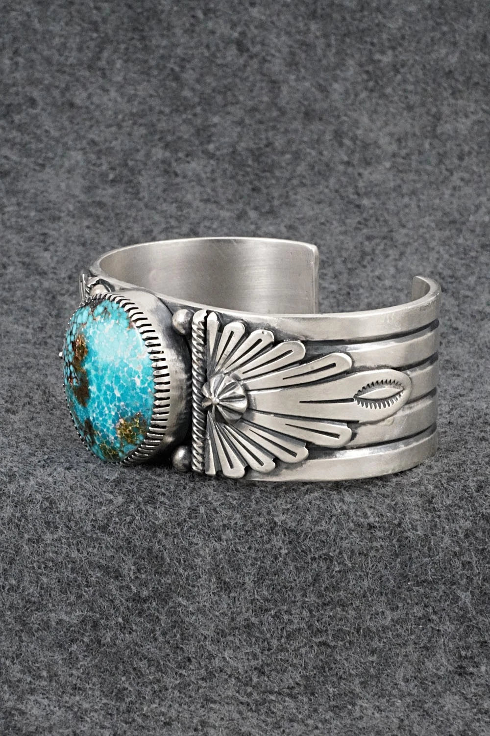 Turquoise & Sterling Silver Bracelet - Mark Yazzie