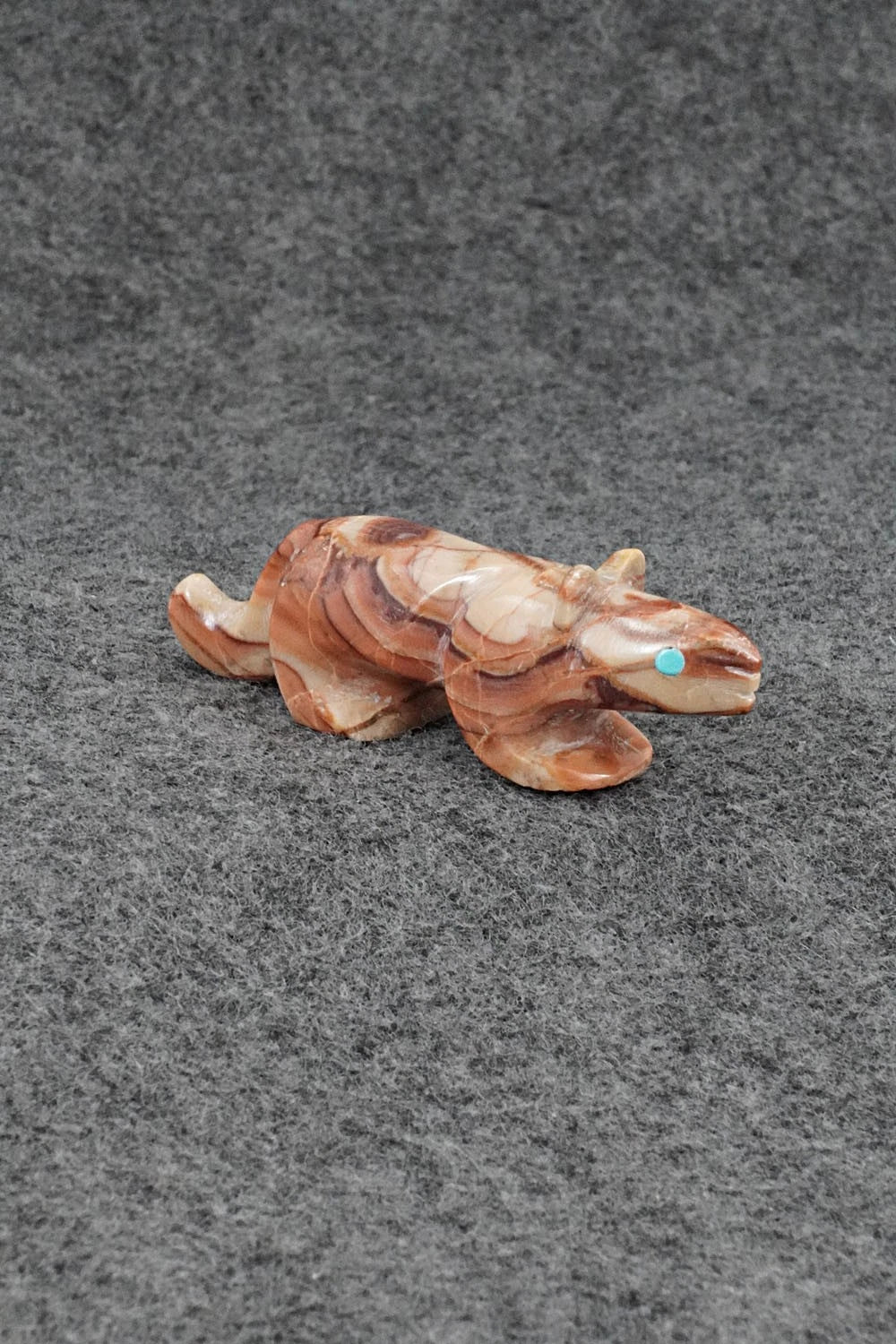 Mountain Lion Zuni Fetish Carving - Ronnie Lunasee