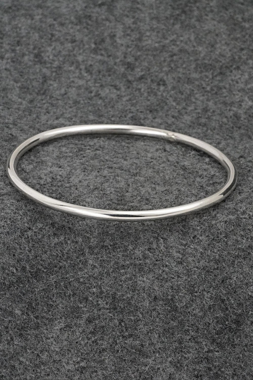 Sterling Silver Bangle Bracelet - Elaine Tahe