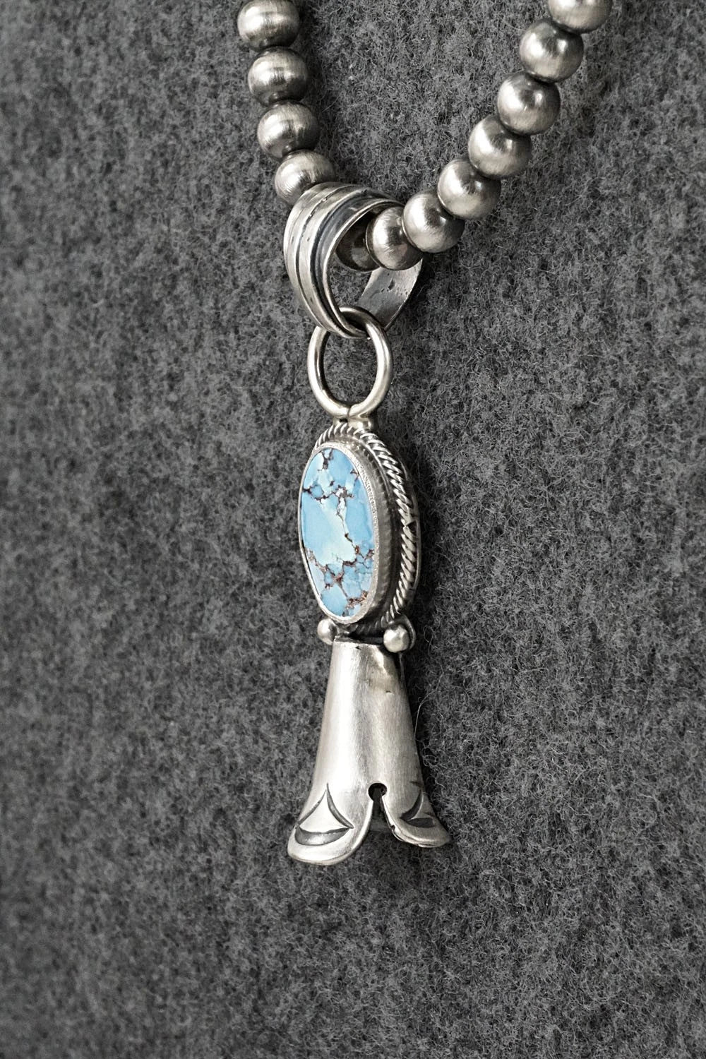 Turquoise & Sterling Silver Necklace - Sharon McCarthy