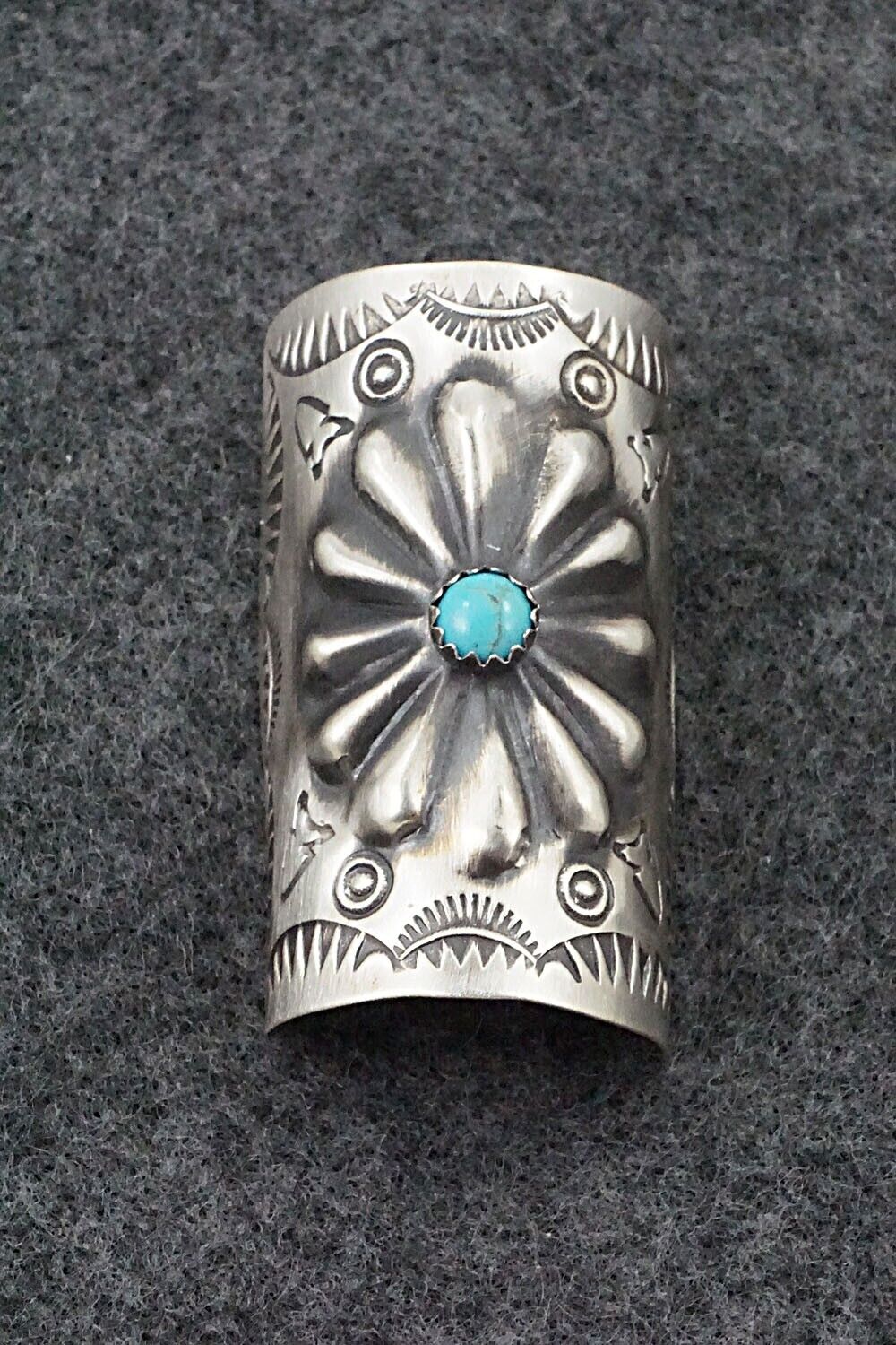Turquoise & Sterling Silver Hair Pin - Arlene Soce
