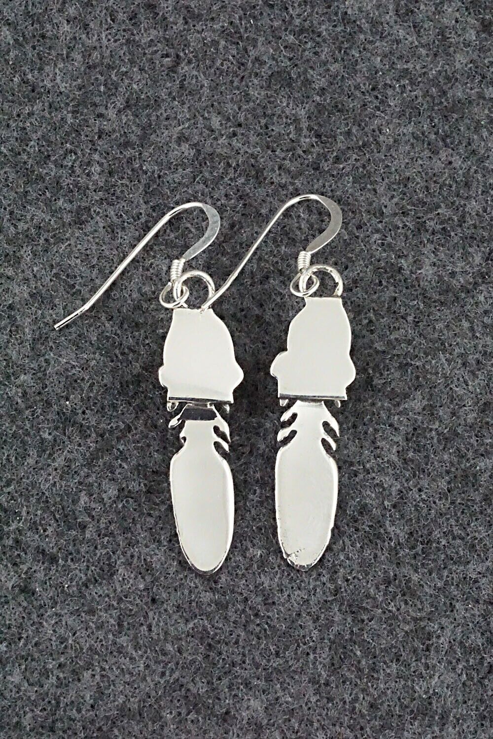 Lapis & Sterling Silver Earrings - Louise Yazzie