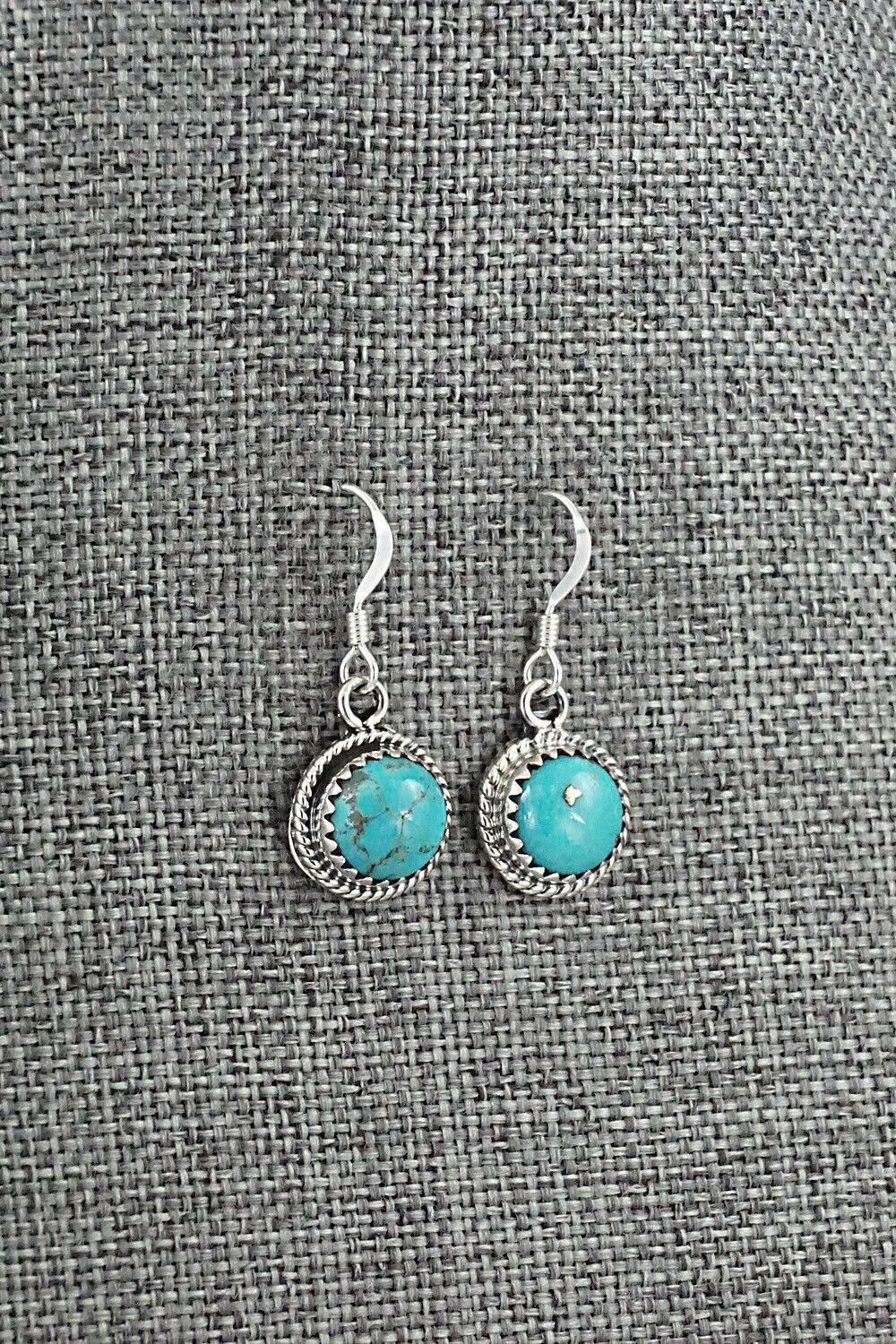 Turquoise & Sterling Silver Earrings - Sharon McCarthy