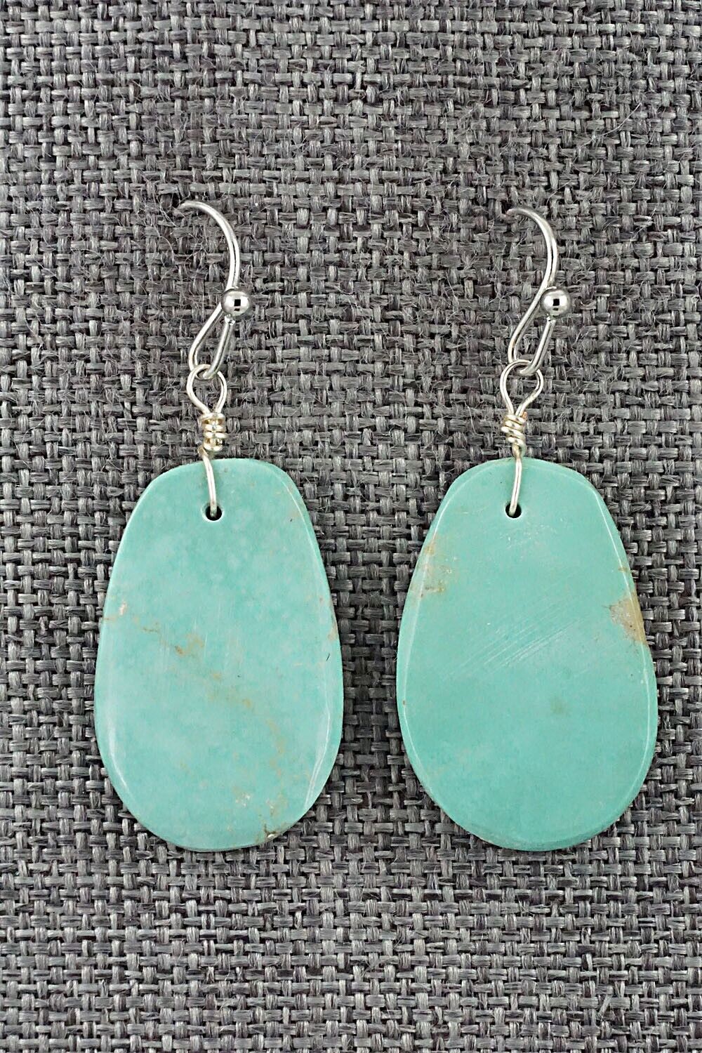 Turquoise & Sterling Silver Earrings - Joe Garcia
