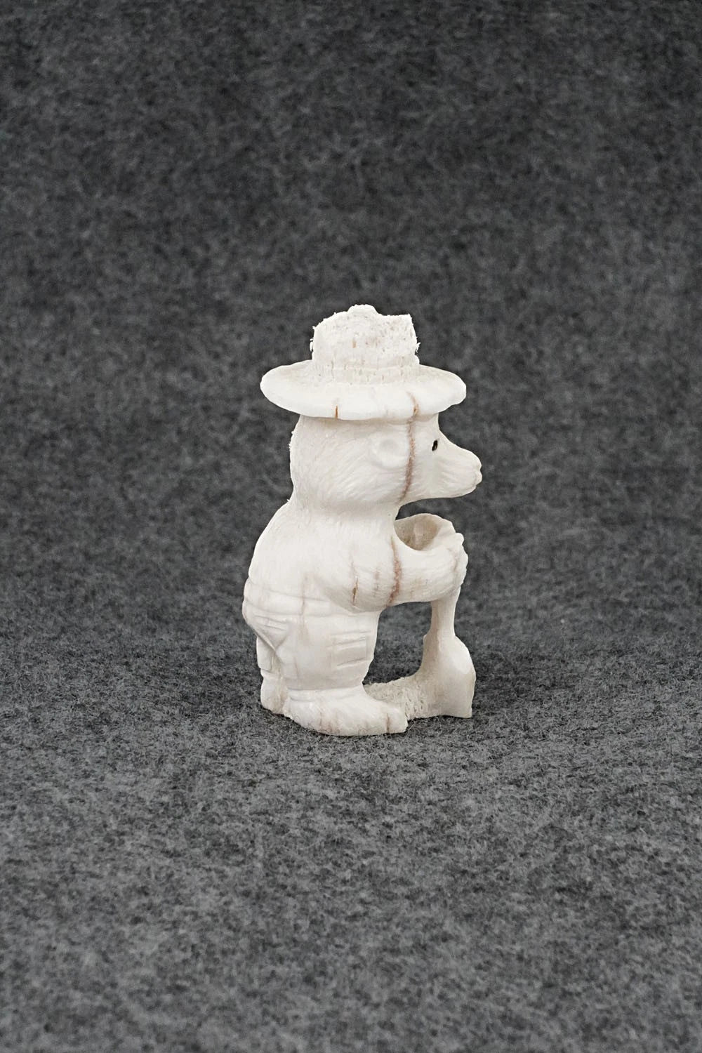Smokey Bear Zuni Fetish Carving - Chris Peina