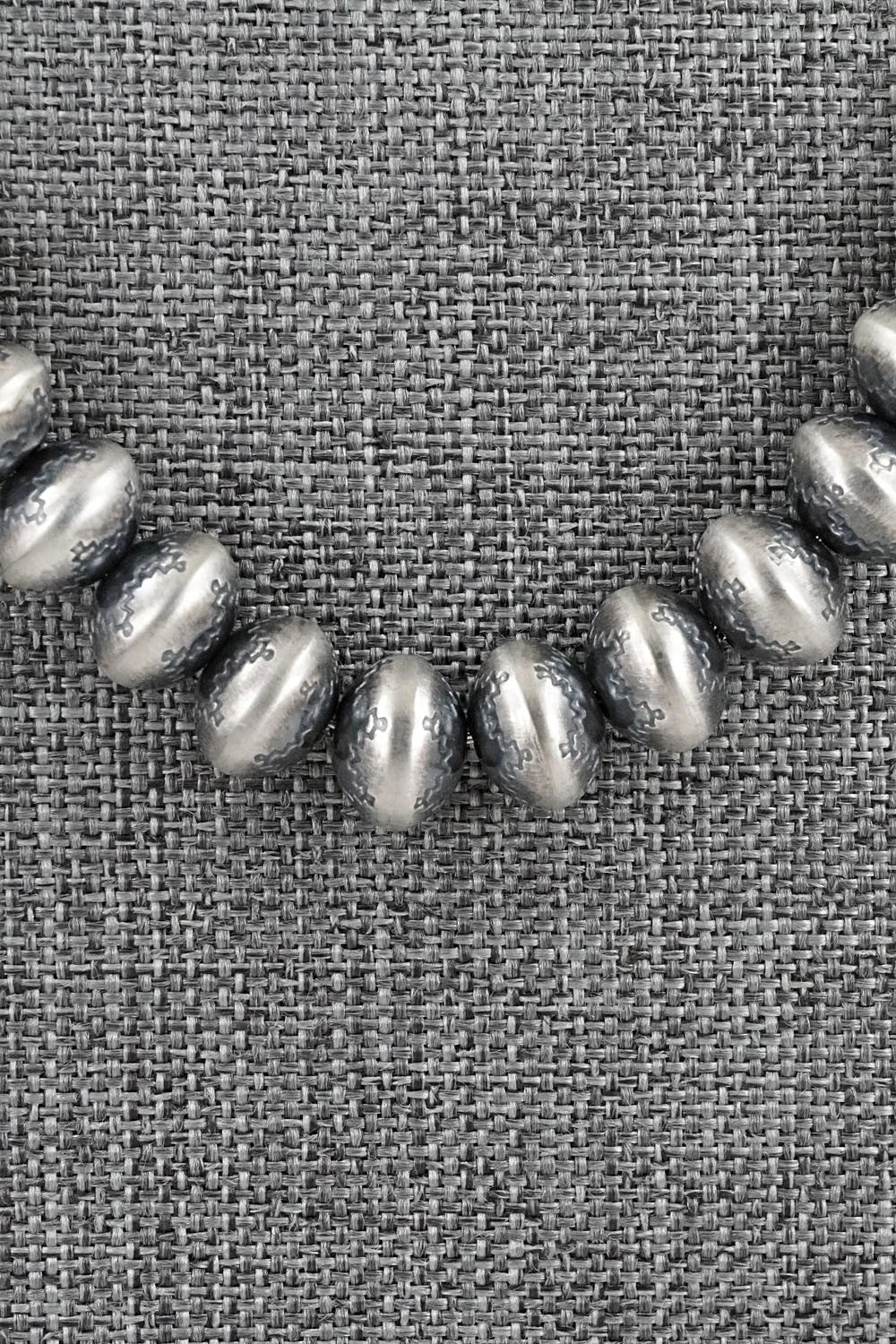 Sterling Silver Navajo Pearl Necklace 18" - Bryannen Halwood