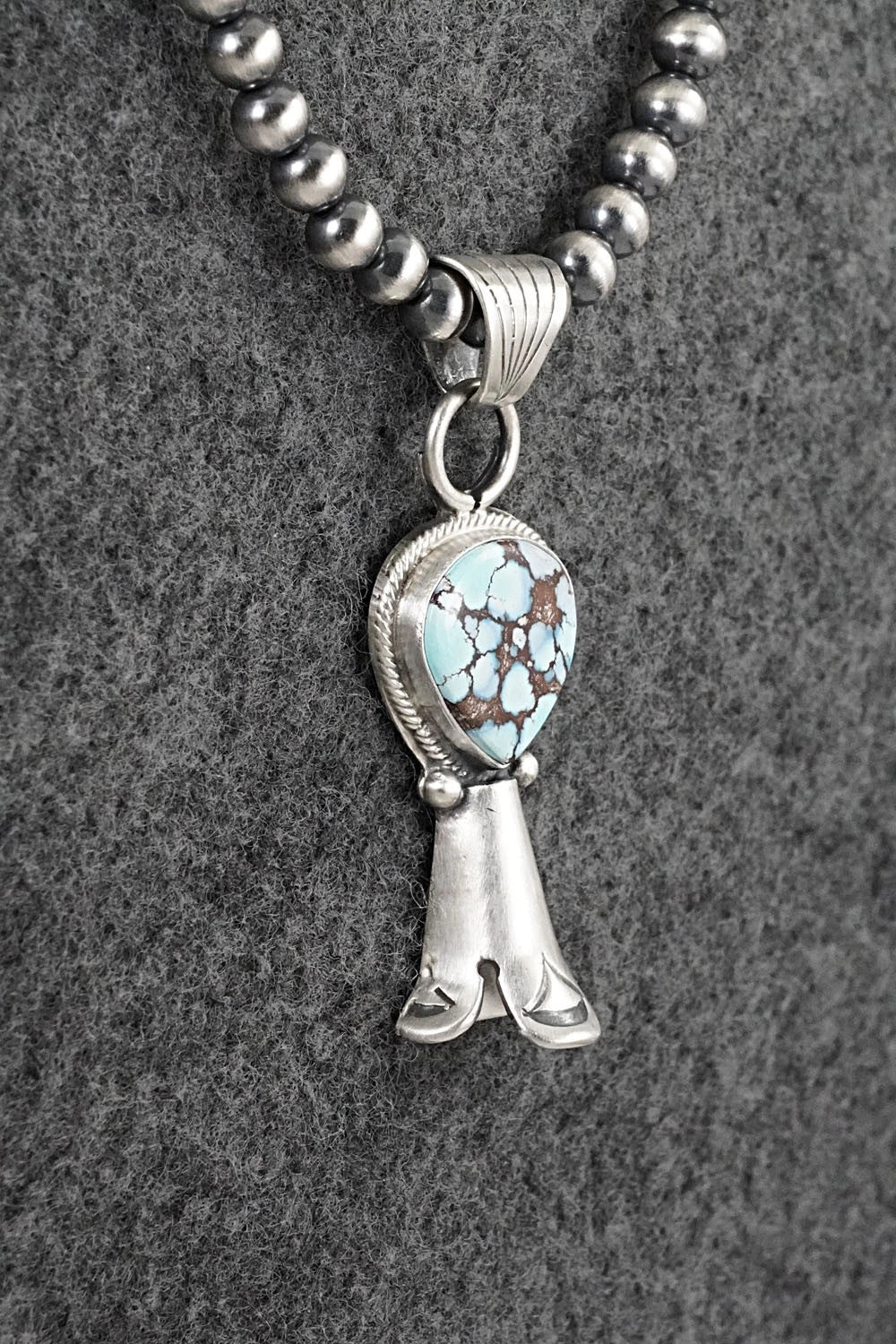 Turquoise & Sterling Silver Necklace - Sharon McCarthy