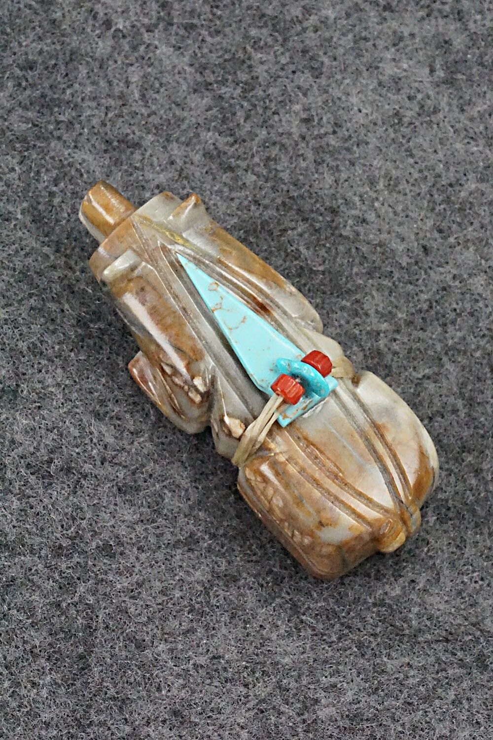 Badger Zuni Fetish Carving - Alex Tsethlikai