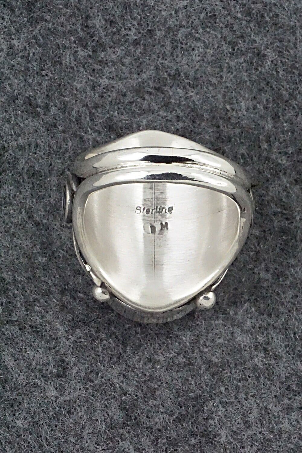 Onyx & Sterling Silver Ring - Darrell Morgan - Size 10