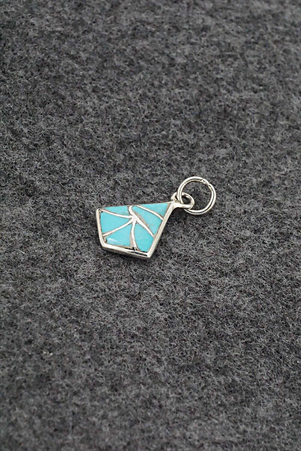 Turquoise & Sterling Silver Pendant - Orena Leekya