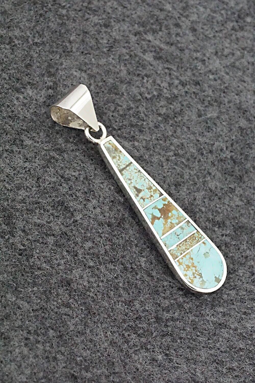 Turquoise & Sterling Silver Pendant - Harold Smith