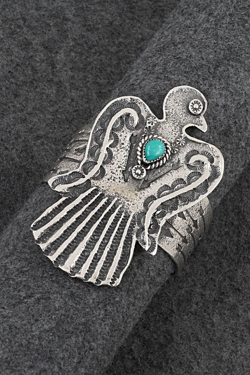 Turquoise & Sterling Silver Bracelet - Delbert Arviso