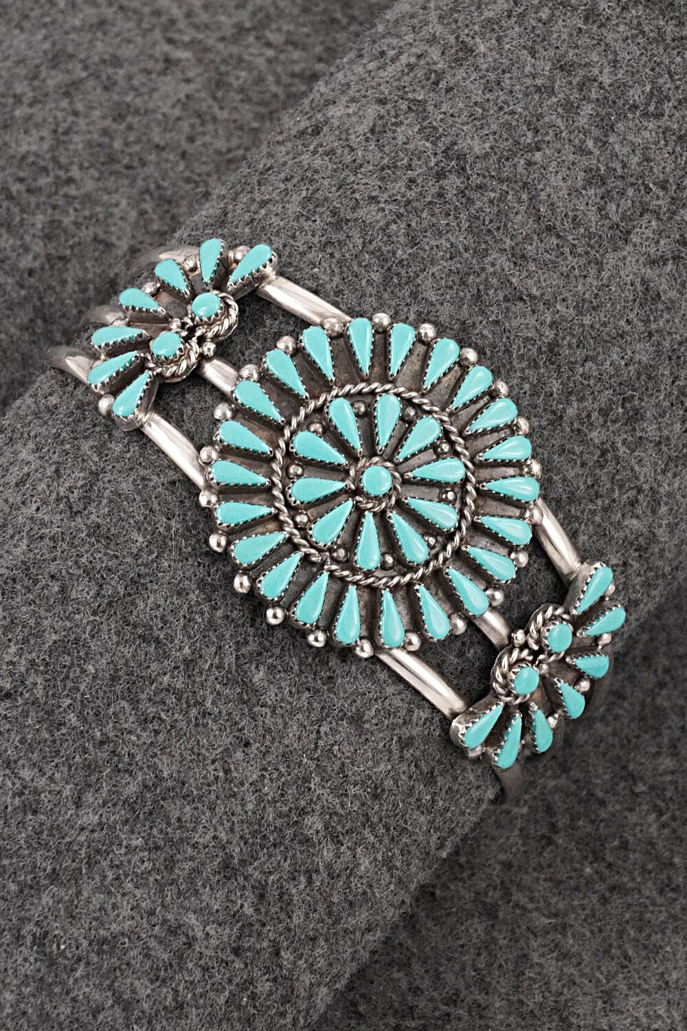Turquoise & Sterling Silver Bracelet - Albert Gasper