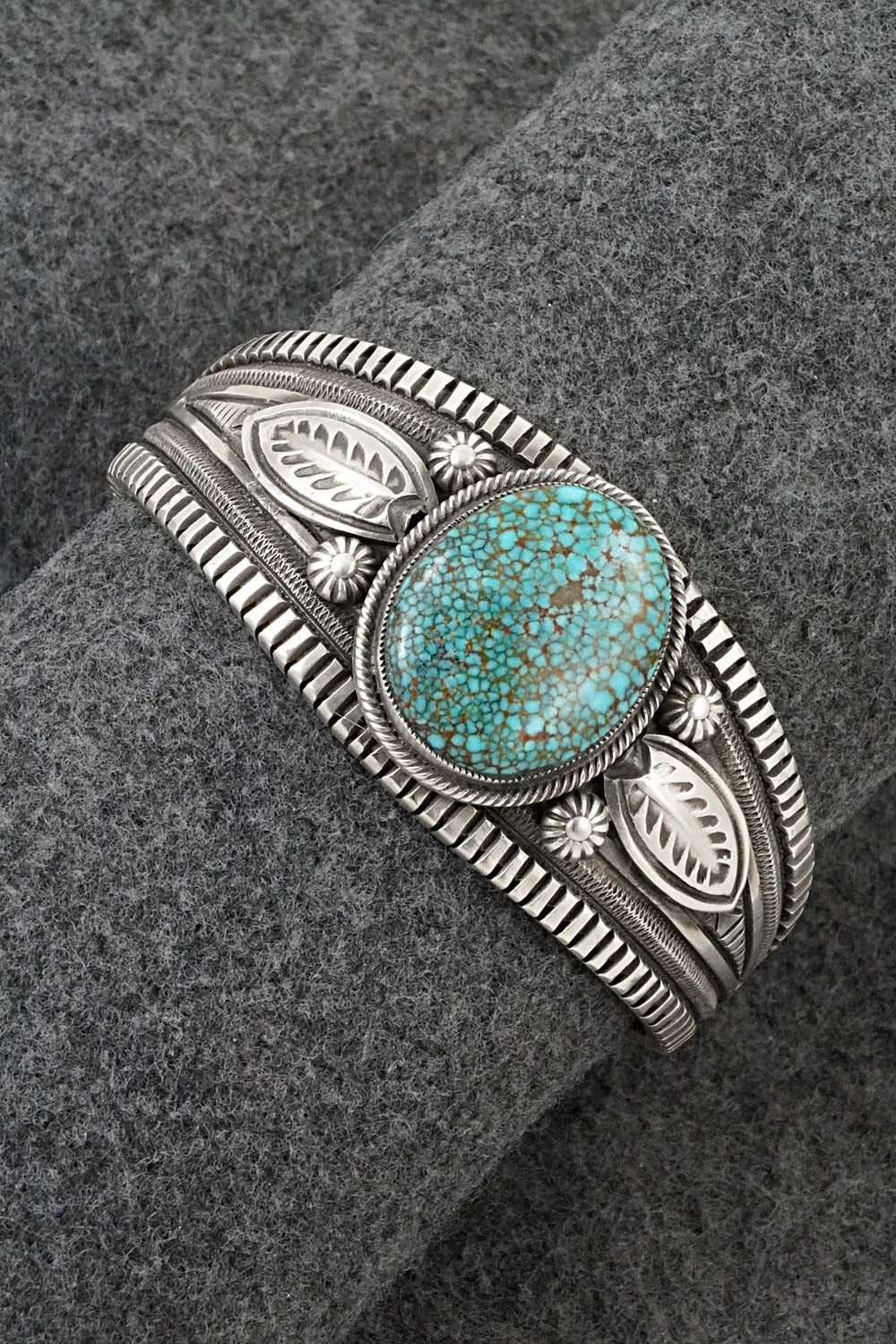 Turquoise & Sterling Silver Bracelet - Calvin Martinez