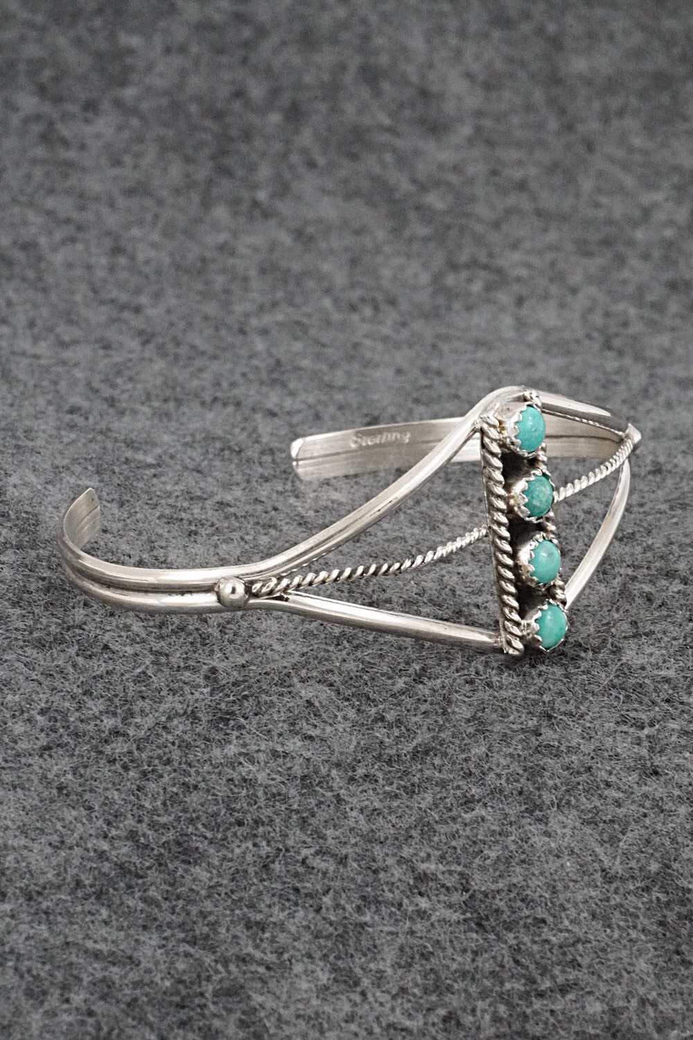 Turquoise & Sterling Silver Bracelet - Janice Spencer