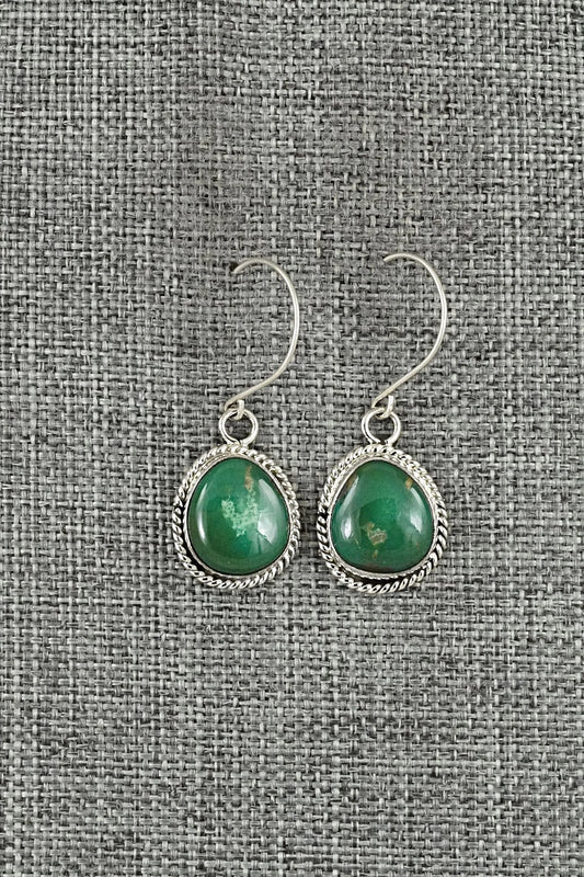 Turquoise & Sterling Silver Earrings - Rosemary Saunders