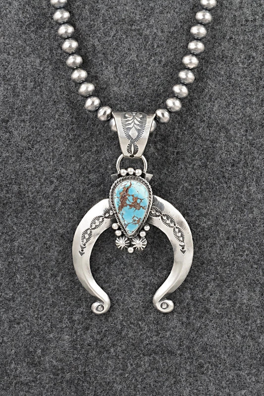 Turquoise & Sterling Silver Necklace - Samuel Yellowhair