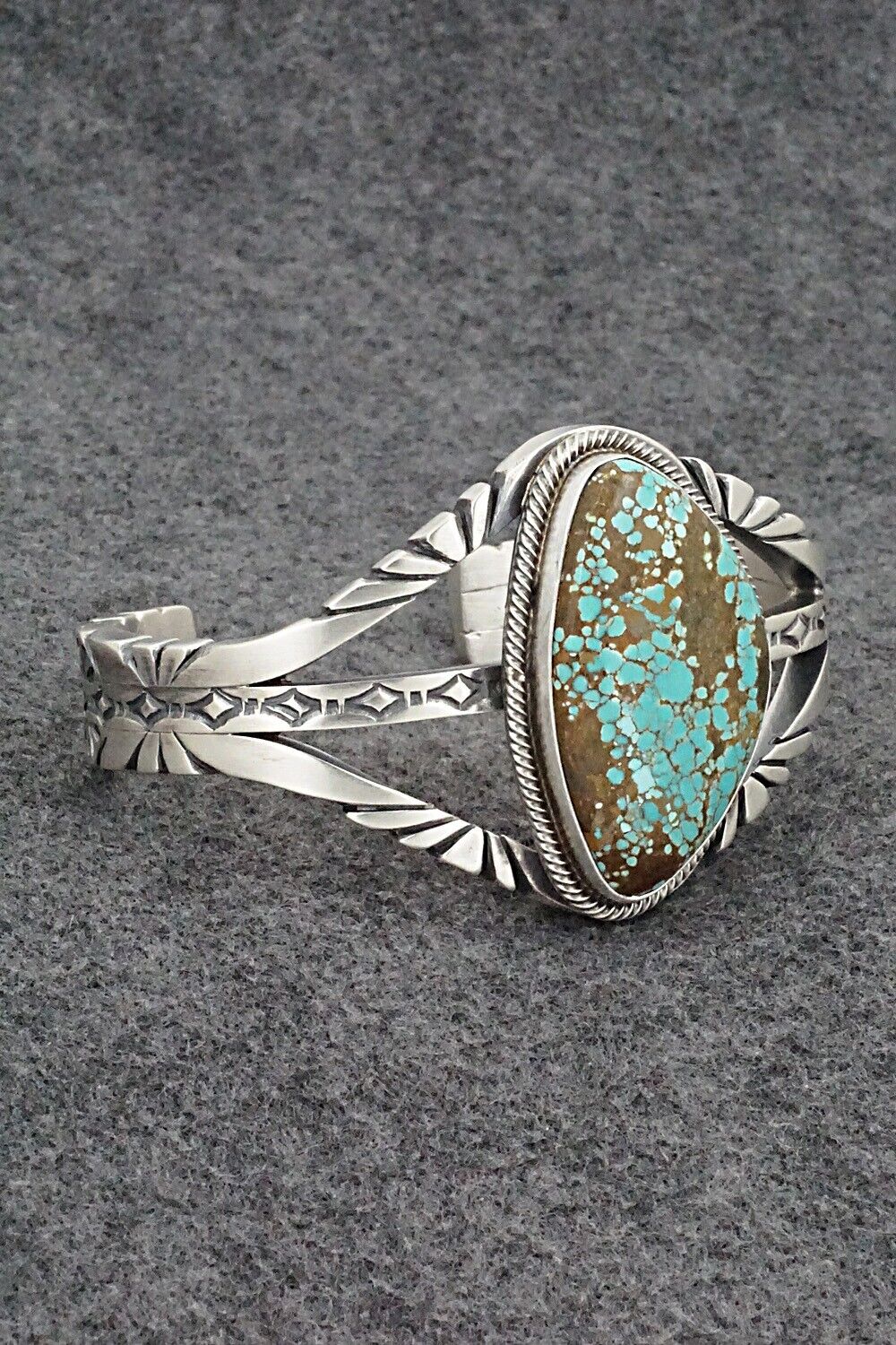 Turquoise & Sterling Silver Bracelet - Mark Yazzie