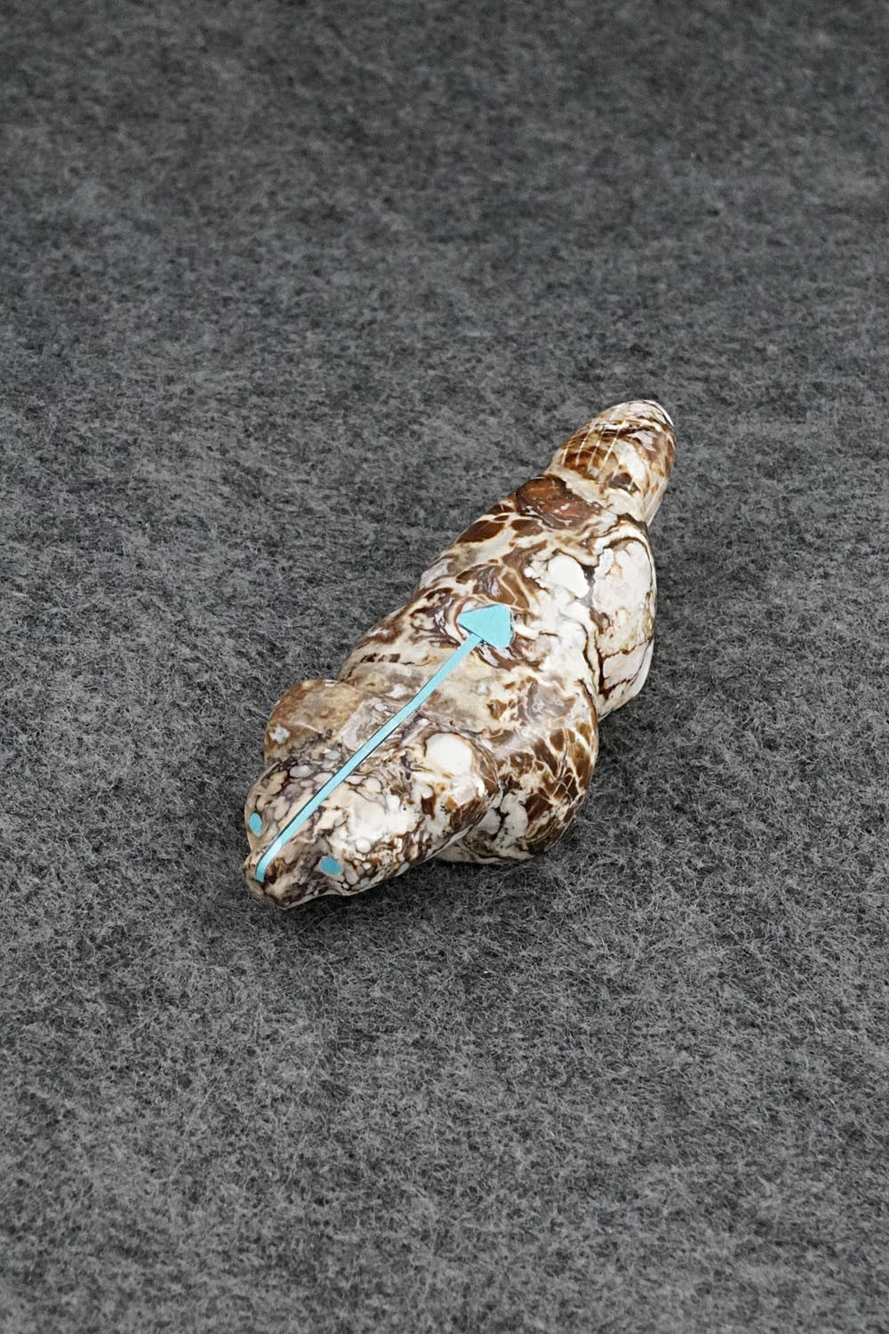 Badger Zuni Fetish Carving - Kenric Laiwakete