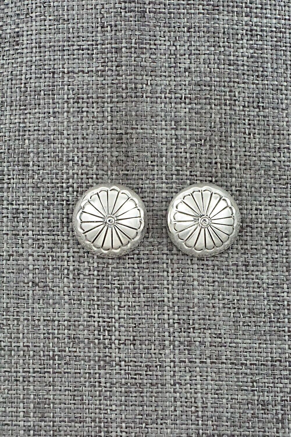 Sterling Silver Earrings - Marie Yazzie