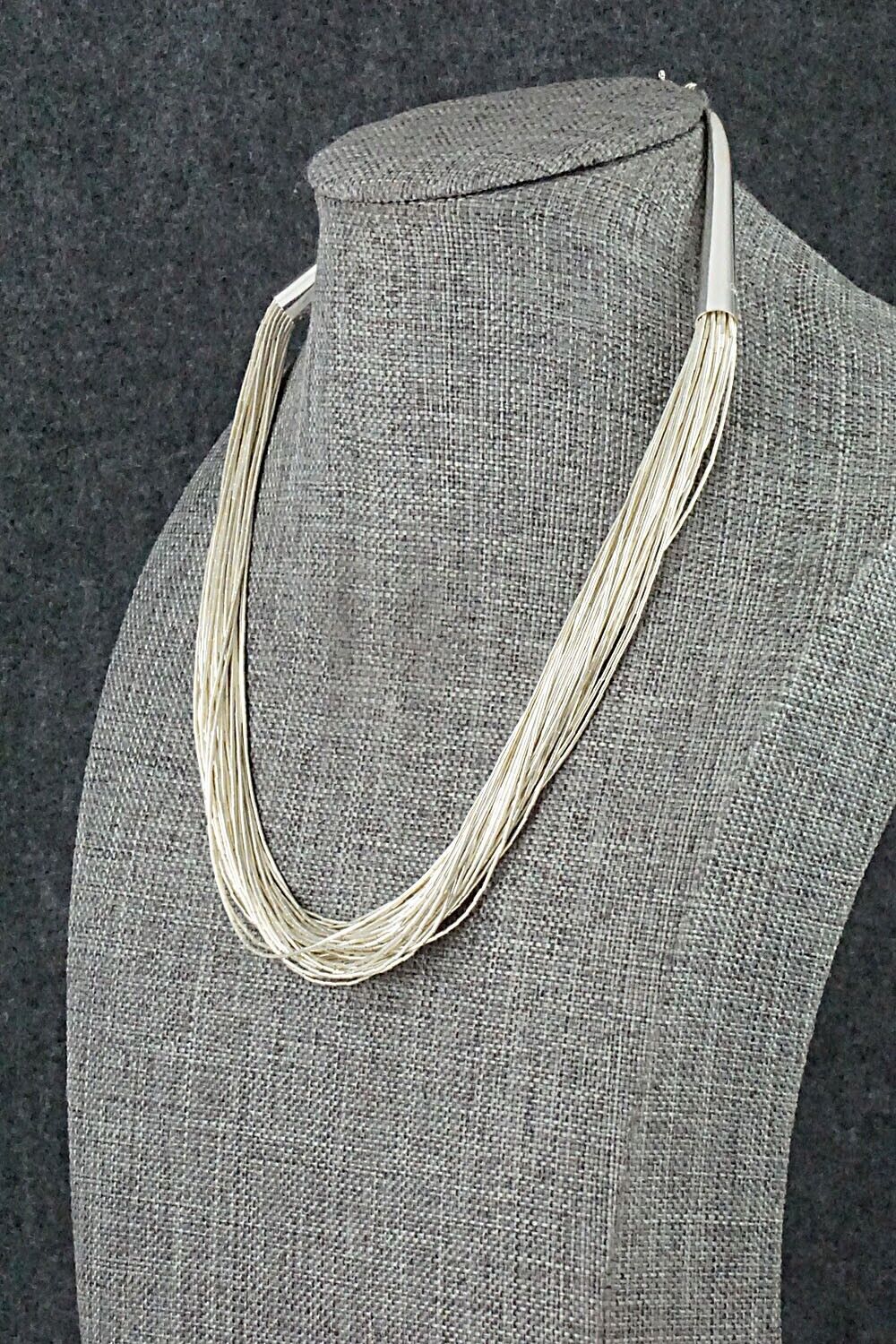 Liquid Silver Necklace - Sterling Silver 16"