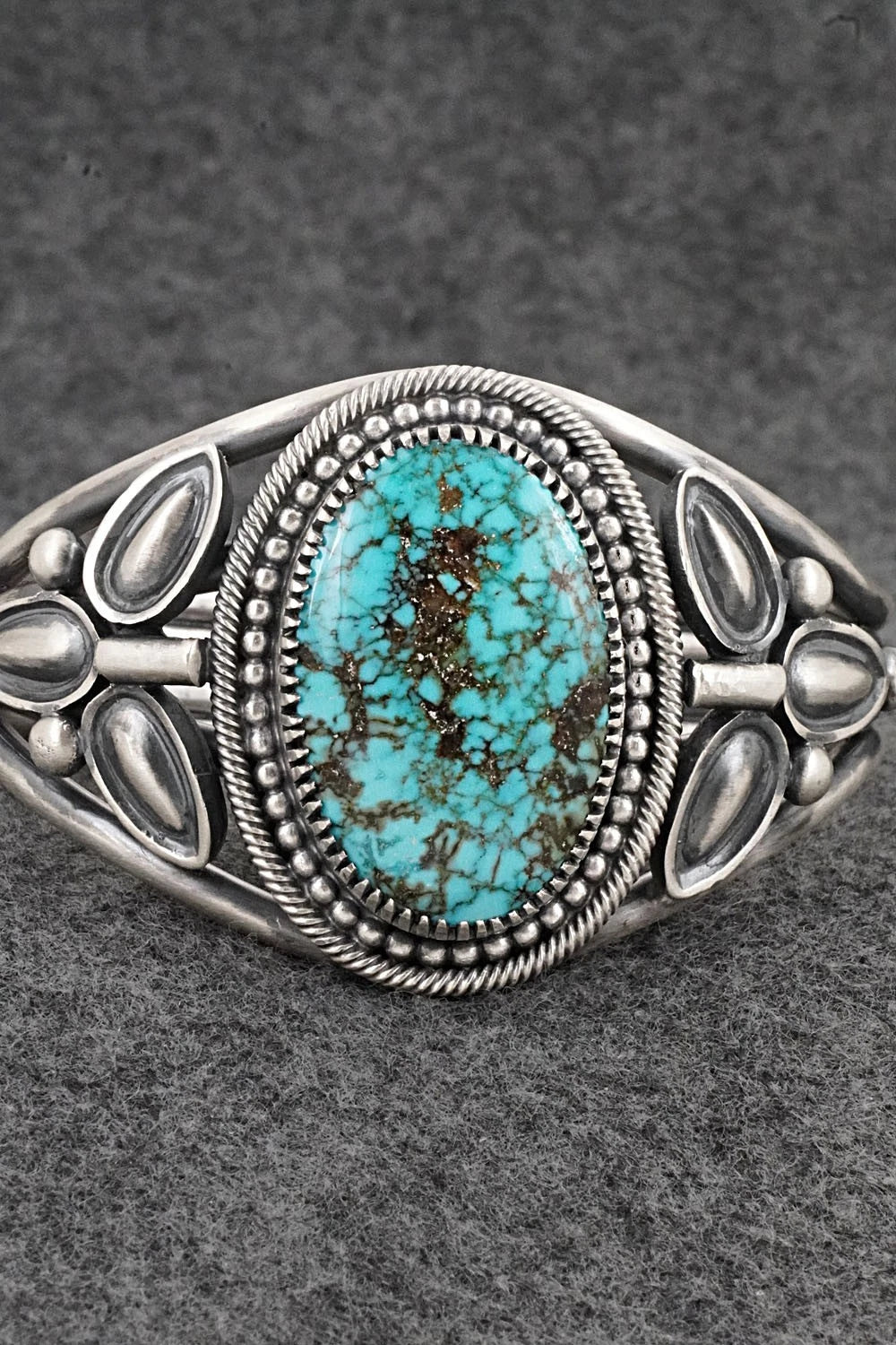 Turquoise & Sterling Silver Bracelet - Mark Yazzie