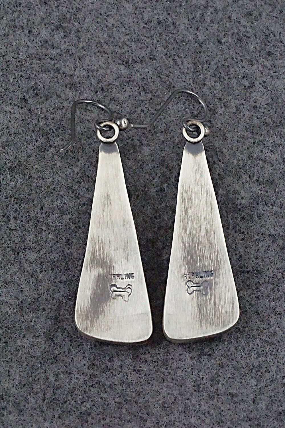 White Buffalo & Sterling Silver Earrings - Lupita Barbone