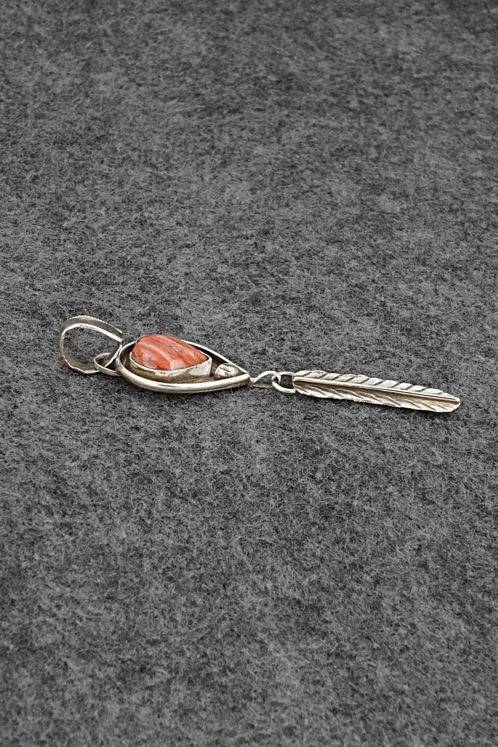 Spiny Oyster & Sterling Silver Pendant - Priscilla Reeder