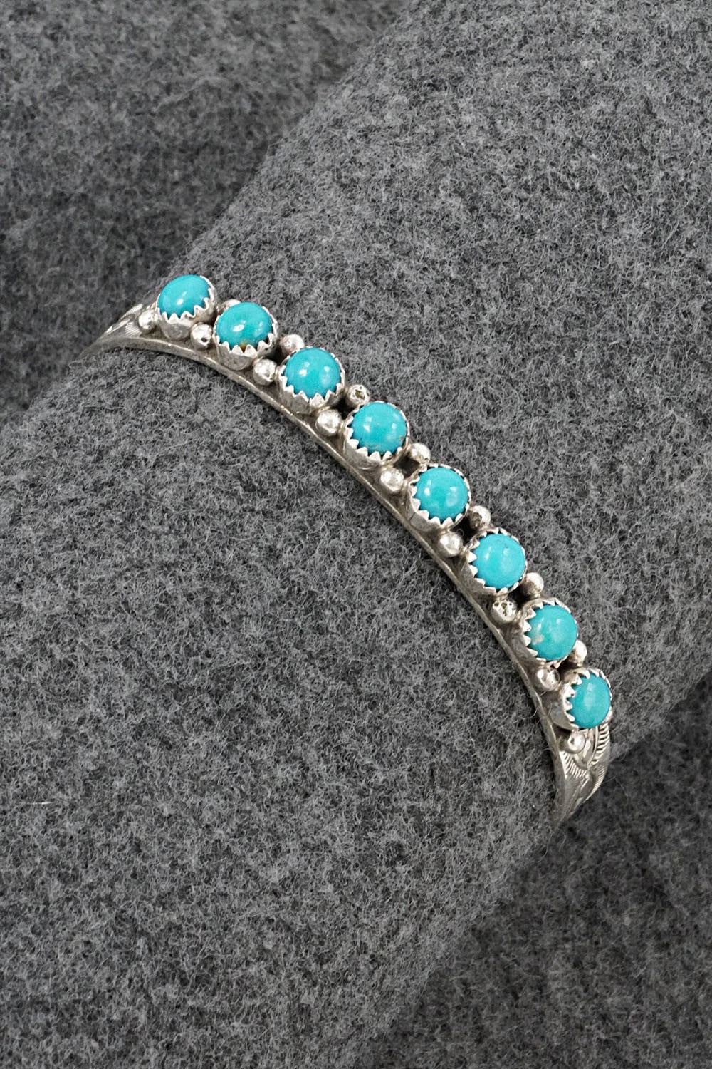 Turquoise & Sterling Silver Bracelet - Gaynell Parker