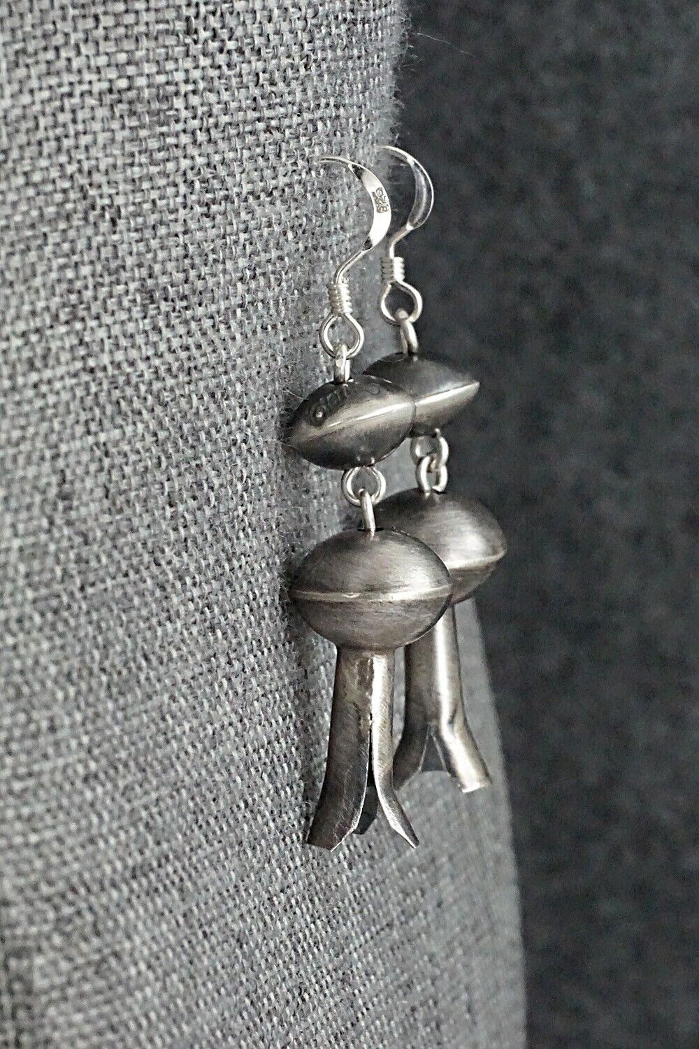 Sterling Silver Navajo Pearl Earrings - Presley Haley