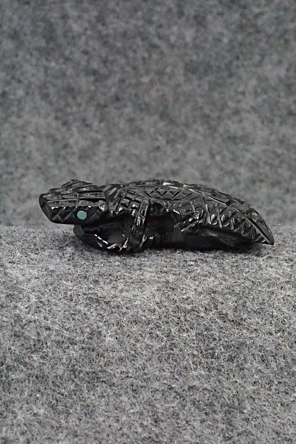 Horned Toad Zuni Fetish Carving - Jensen Charlie