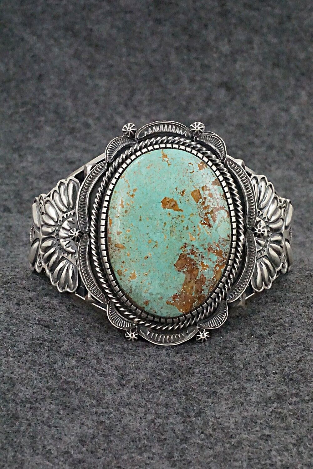 Turquoise & Sterling Silver Bracelet - Hank Vandever