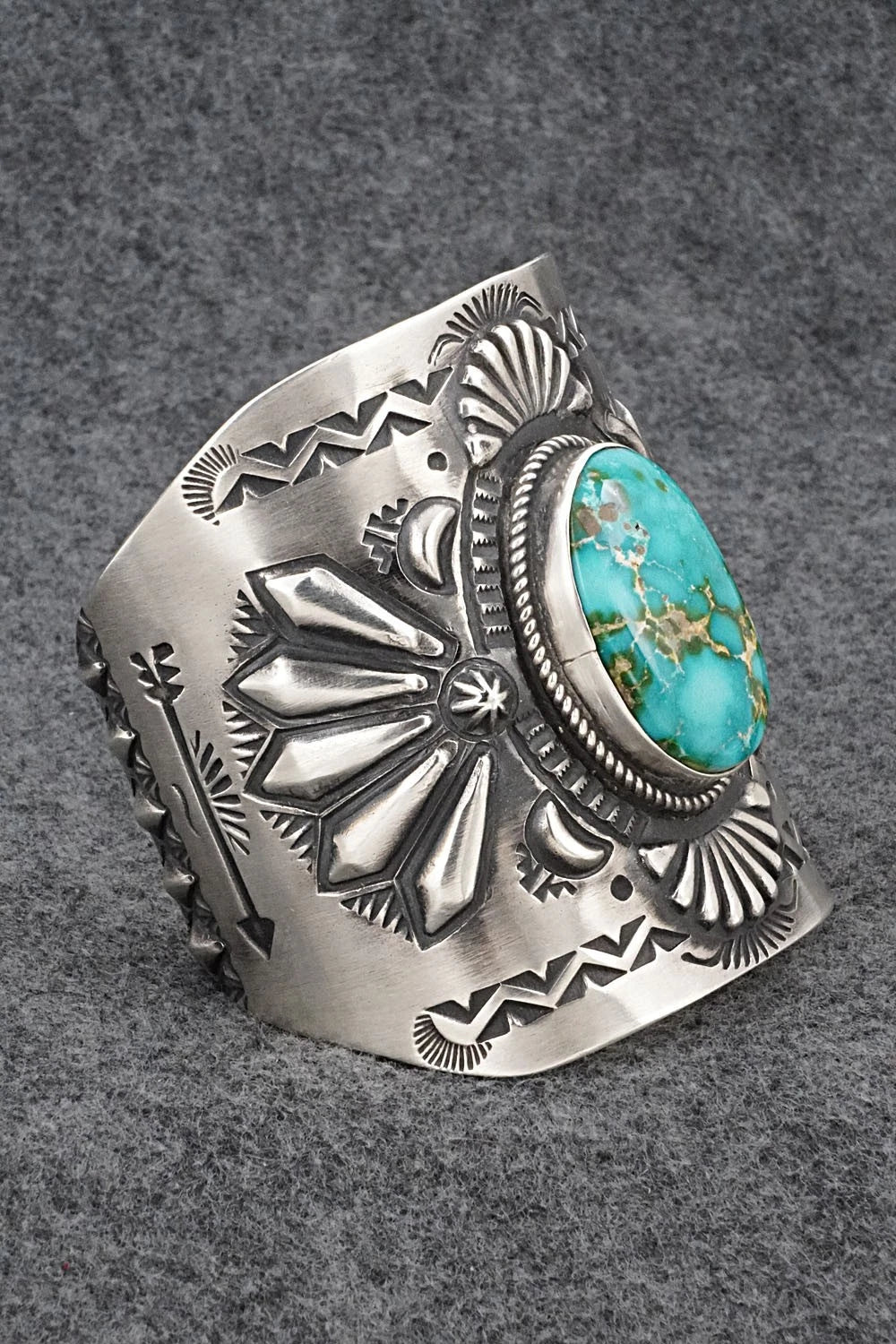 Turquoise & Sterling Silver Bracelet - Elvira Bill
