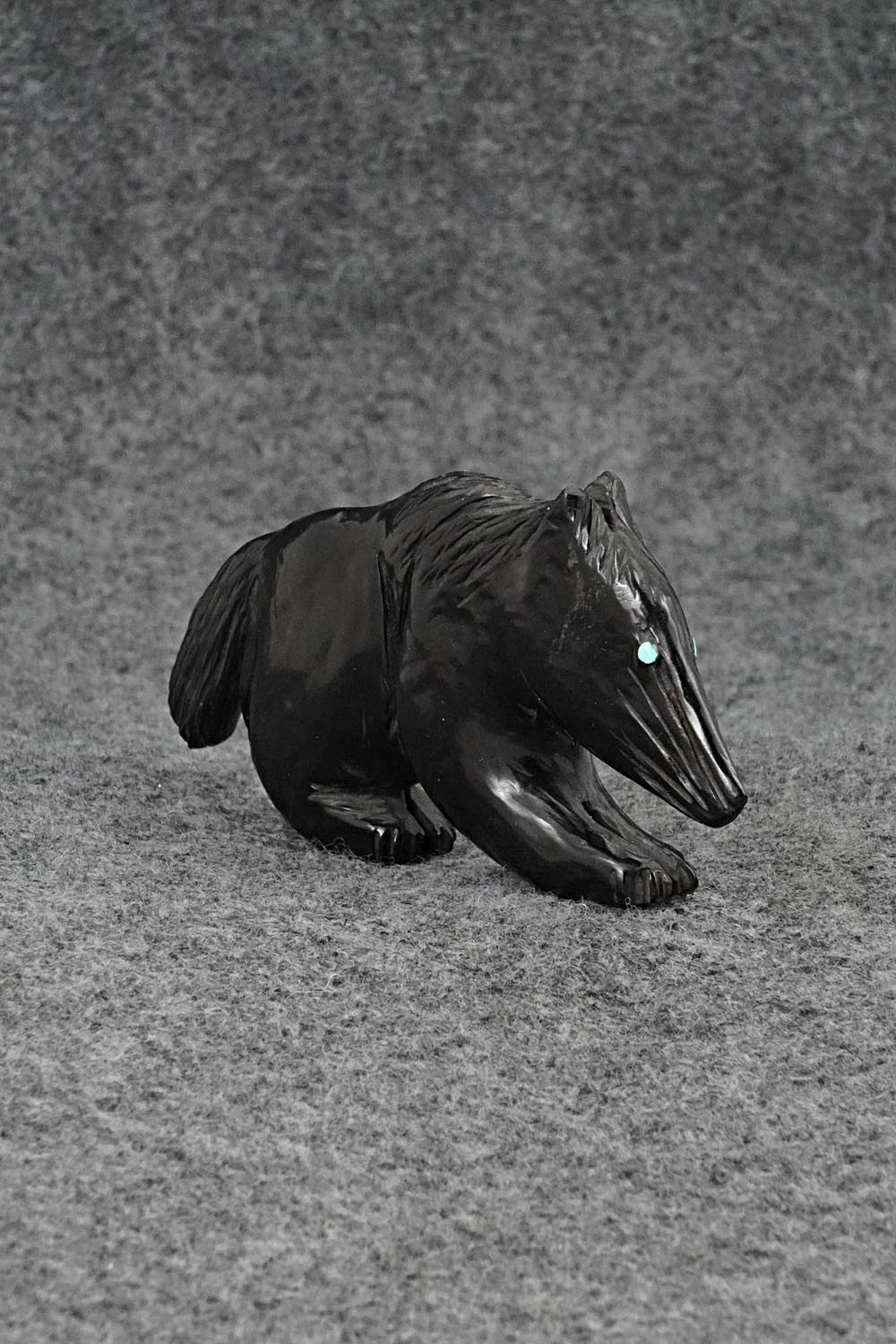 Badger Zuni Fetish Carving - Jonas Hustito