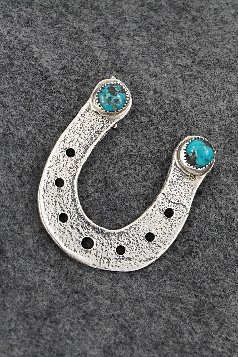 Turquoise & Sterling Silver Pendant - Darius Arviso