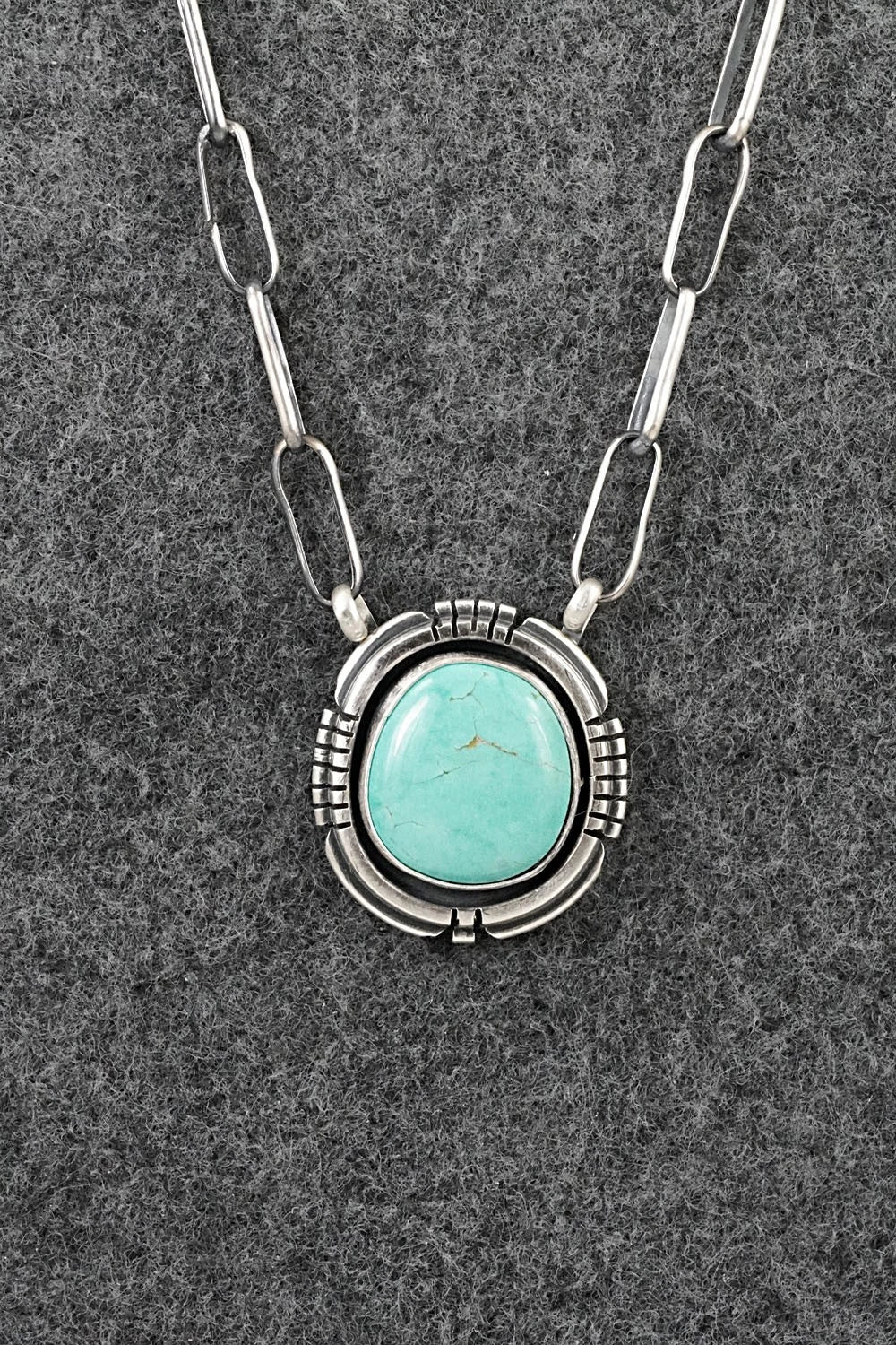 Turquoise & Sterling Silver Necklace - Daniel Benally