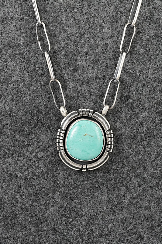 Turquoise & Sterling Silver Necklace - Daniel Benally