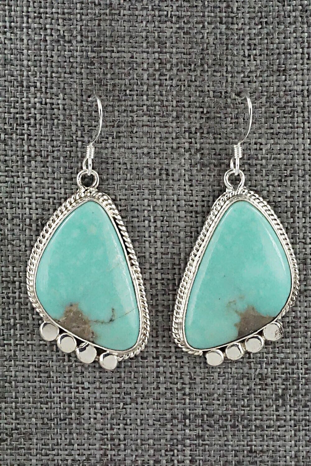 Turquoise & Sterling Silver Earrings - Sharon McCarthy