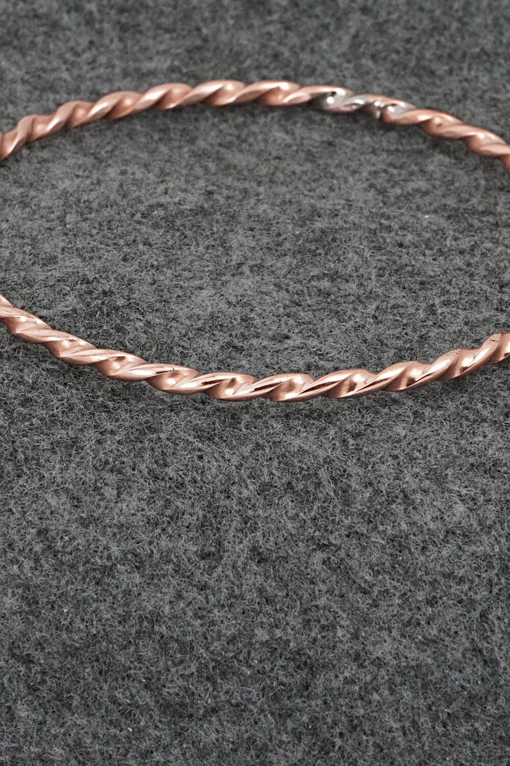 Copper Bangle Bracelet - Elaine Tahe