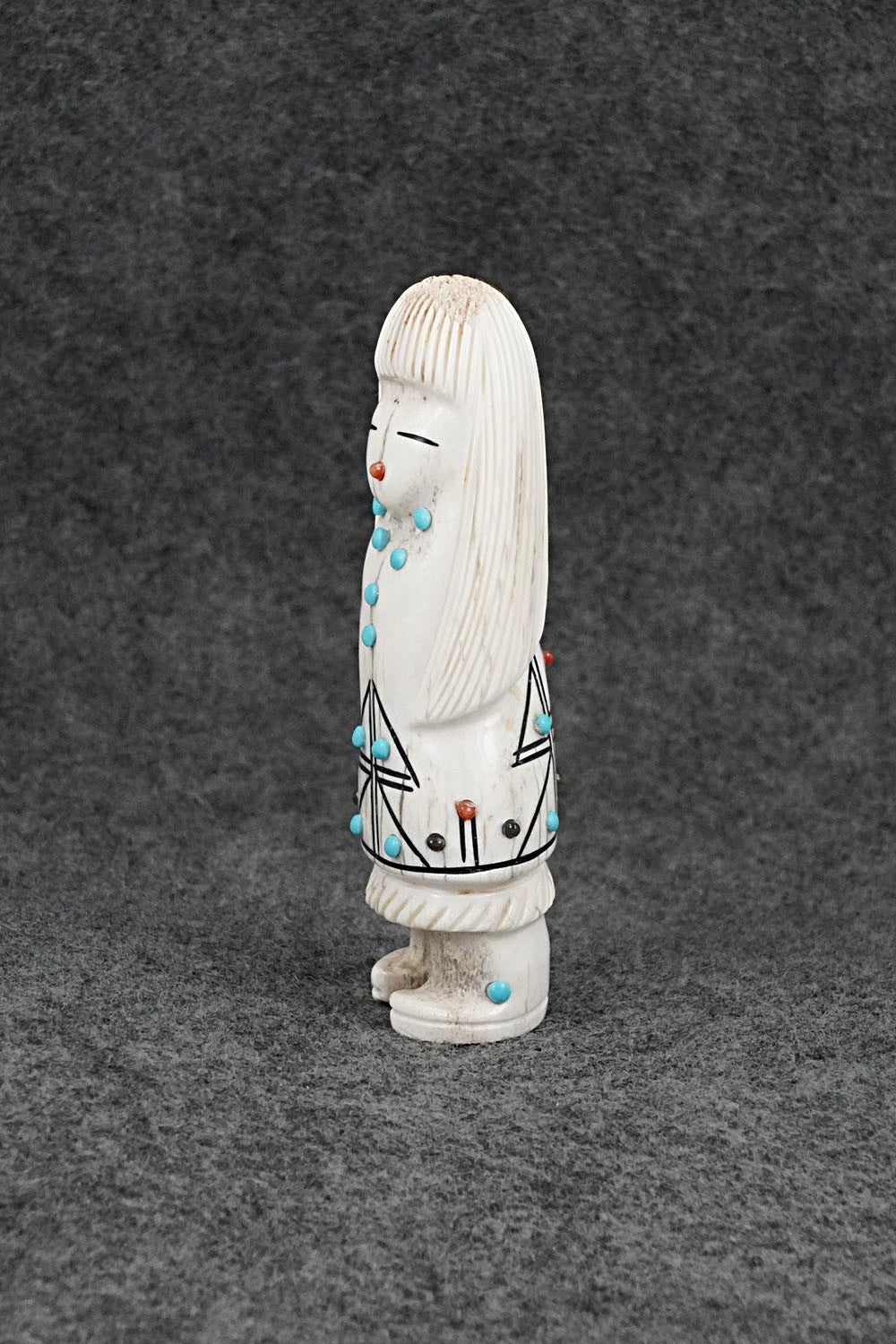 Corn Maiden Zuni Fetish Carving - Claudia Peina